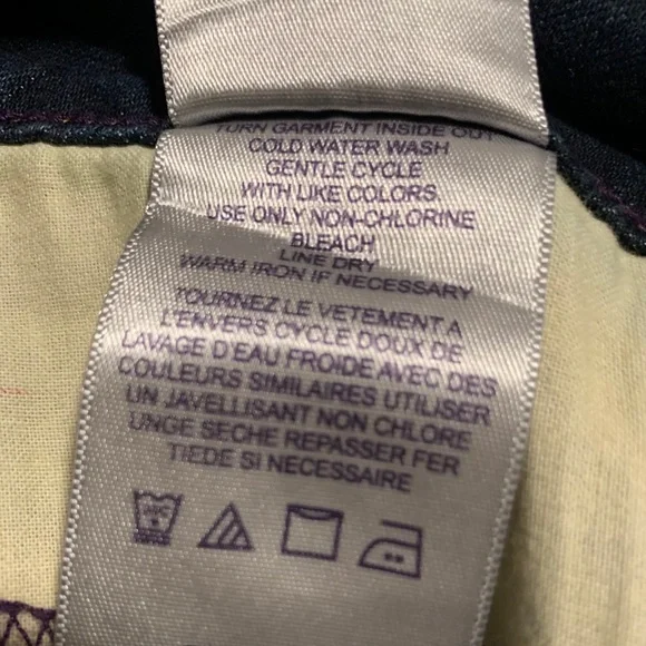 NYDJ Skinny High Waisted Dark Wash Jeans Size 8 - Picture 3 of 7